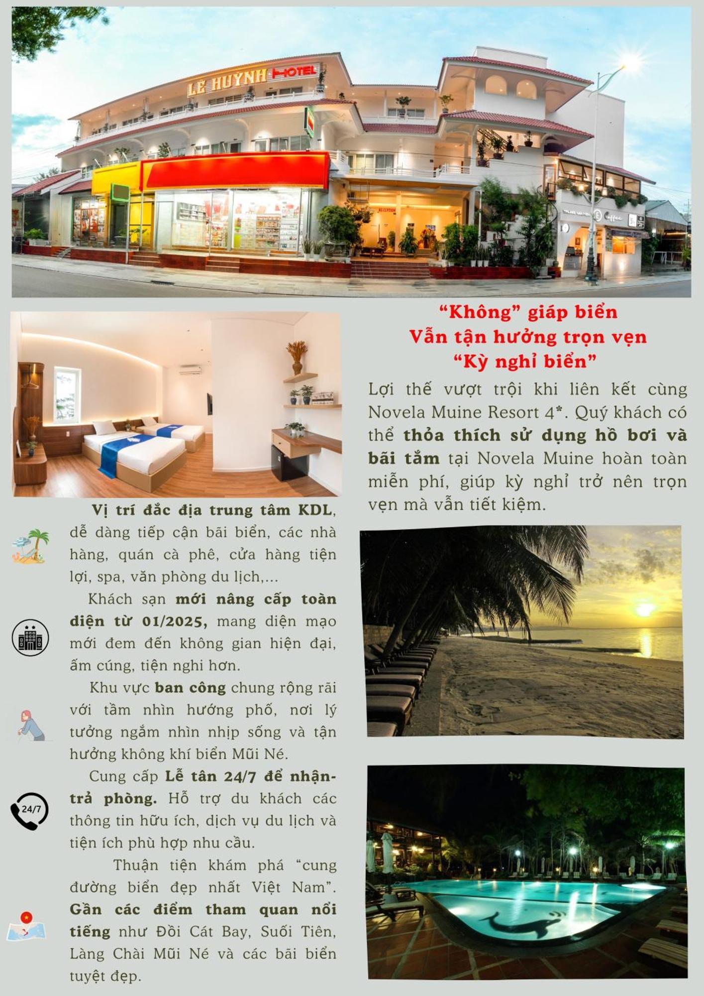 Le Huynh Mui Ne Hotel Luaran gambar